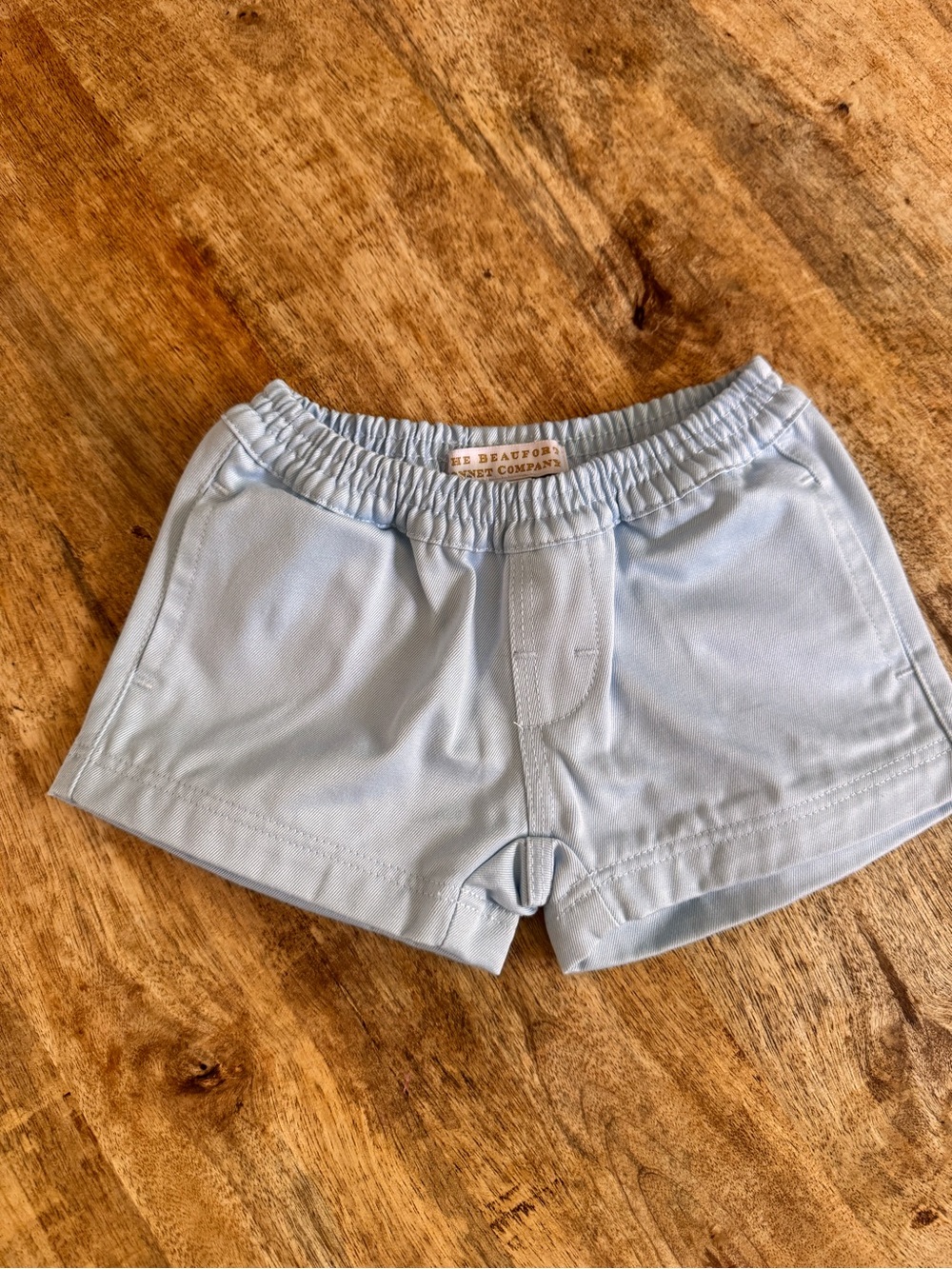Beaufort Bonnet Company Light Blue Baby Shorts